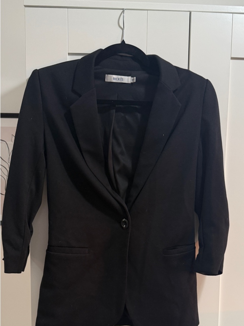 Ricki's Black Single-Button Women's Blazer